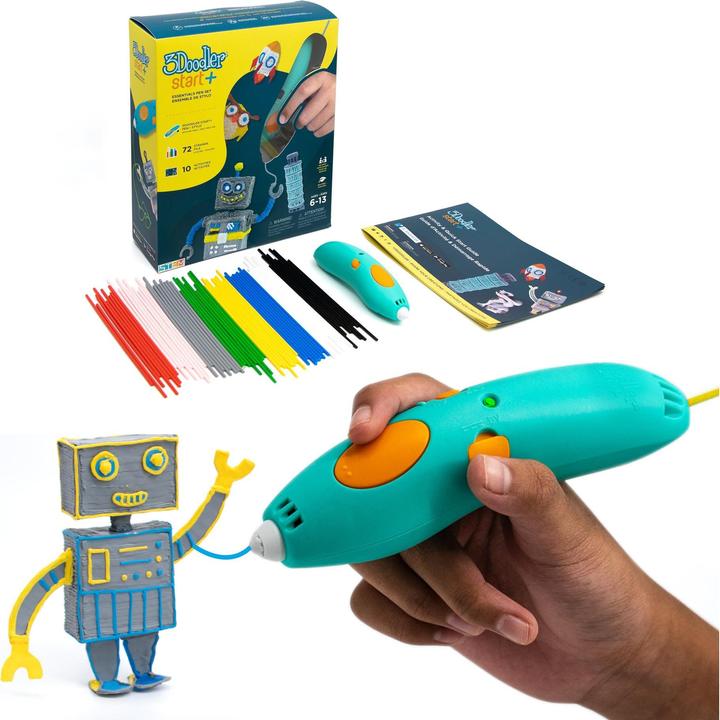 Actual product image 3Doodler Start PLUS 3D PRINTING PEN SPLUS 3D pen 0.77 mm Turquoise, Yellow