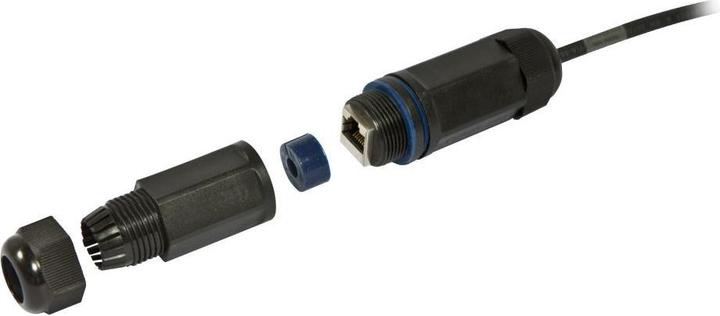 Immagine prodotto Synergy 21 Accoppiamento TP-TP, RJ45 CAT6A, IP68 per esterni, fino a 3-8 mm - utilizza le spine RJ45 (Accoppiamento di rete)