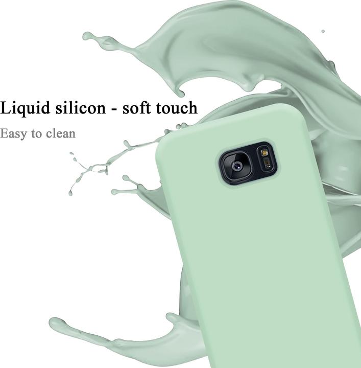 Actual product image Cadorabo TPU Liquid Silicone Case Cover (Samsung Galaxy S7 Edge)