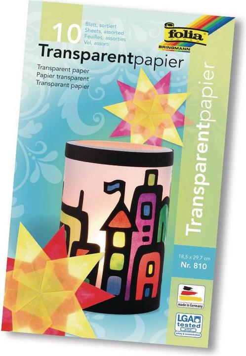Actual product image Folia Transparent paper (42 g/m², 10 x)