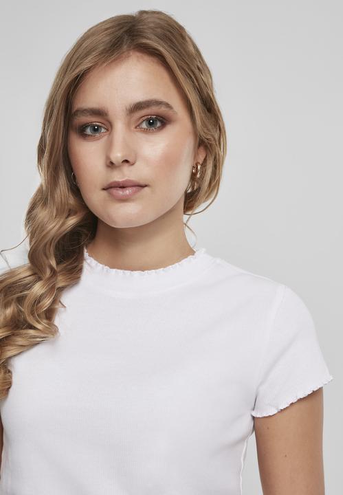 Actual product image Urban Classics Ladies Cropped Rib Tee (XS)