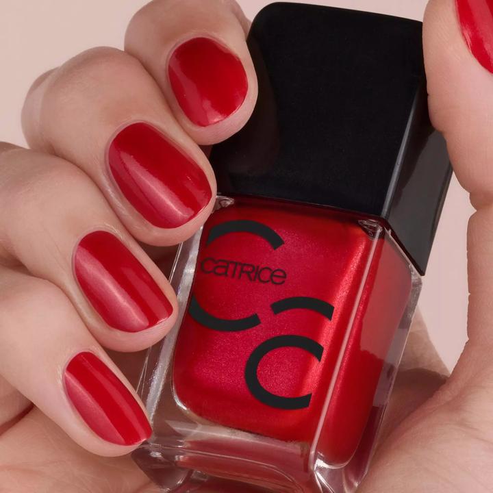 Image du produit Catrice ICONAILS vernis à ongles (166 Say It In Red, Vernis à ongles effet gel)