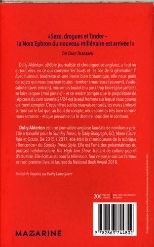Valeurs nutritives et ingrédients Fayard Tout ce que je sais sur l'amour (Français, Alderton Dolly, 2019)