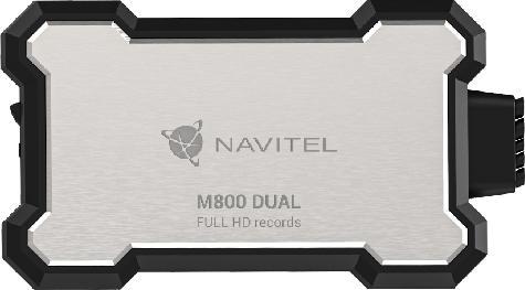 Actual product image Devia Zãznamovã Kamera Na Motorku Navitel M800 Dual (Built-in microphone, Built-in display, GPS receiver, Bluetooth, Accelerometer, Full HD)