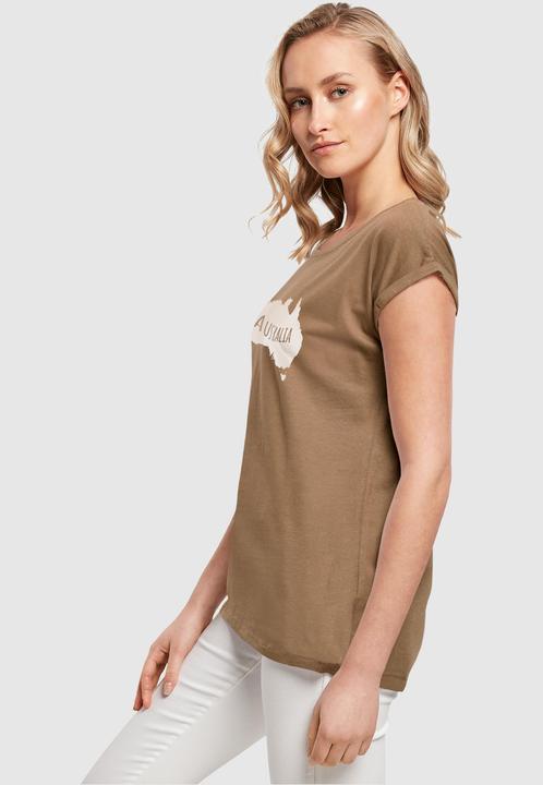 Actual product image Merchcode Ladies Australia X Extended Shoulder Tee - 116405 (M)