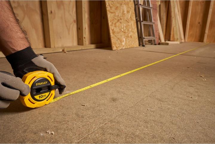Actual product image Stanley Roll tape measure 10m fiberglass (Metric)