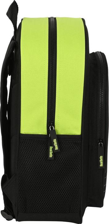 Actual product image Real Betis Balompié school rucksack 32 x 38 x 12 cm black neon green