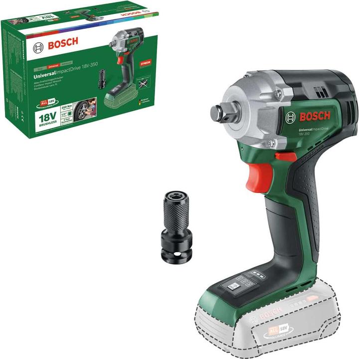 Actual product image Bosch Home & Garden UniversalImpactDrive 18V-350 (solo) (Rechargeable battery operated)