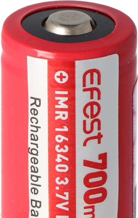 Immagine prodotto Efest Batteria IMR 16340 V2 (polo positivo sollevato) (16340, 700 mAh)
