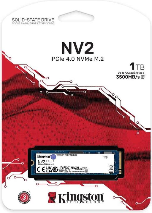 Produktbild Kingston NV2 (1000 GB, M.2 2280)