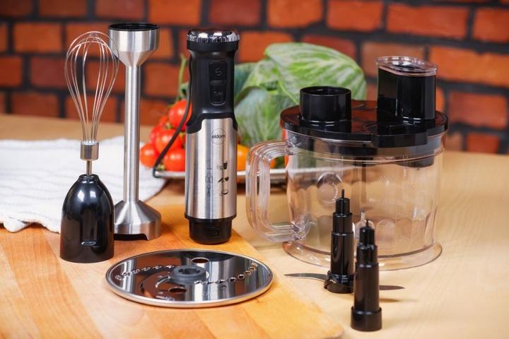 Actual product image Eldom MOX multifunctional blender Power 1000 W Metal tip Capacity 1 25 l Foam whip (EU plug)