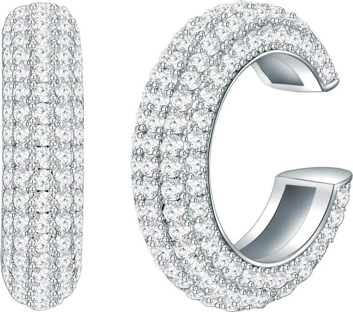 Actual product image Lulu & Jane Ladies brass cubic zirconia silver - 29569 (Brass)