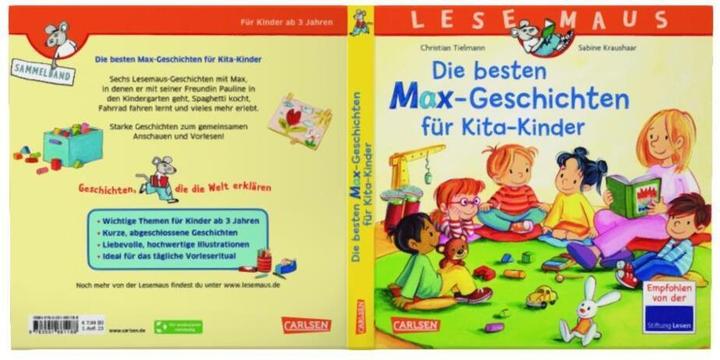 Produktbild LESEMAUS Sonderbände: Die besten MAX-Geschichten für Kita-Kinder (Deutsch, Christian Tielmann, Sabine Kraushaar, 2023)