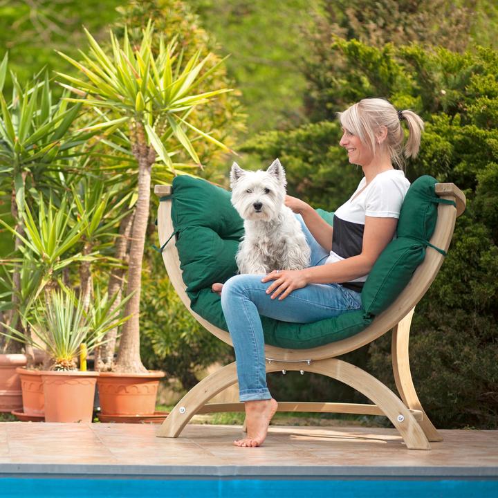 Produktbild Amazonas Sofa SienaUno wetterfest, grün (150 kg)