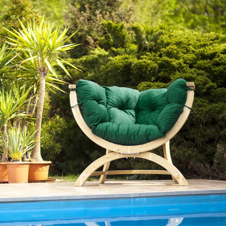 Produktbild Amazonas Sofa SienaUno wetterfest, grün (150 kg)