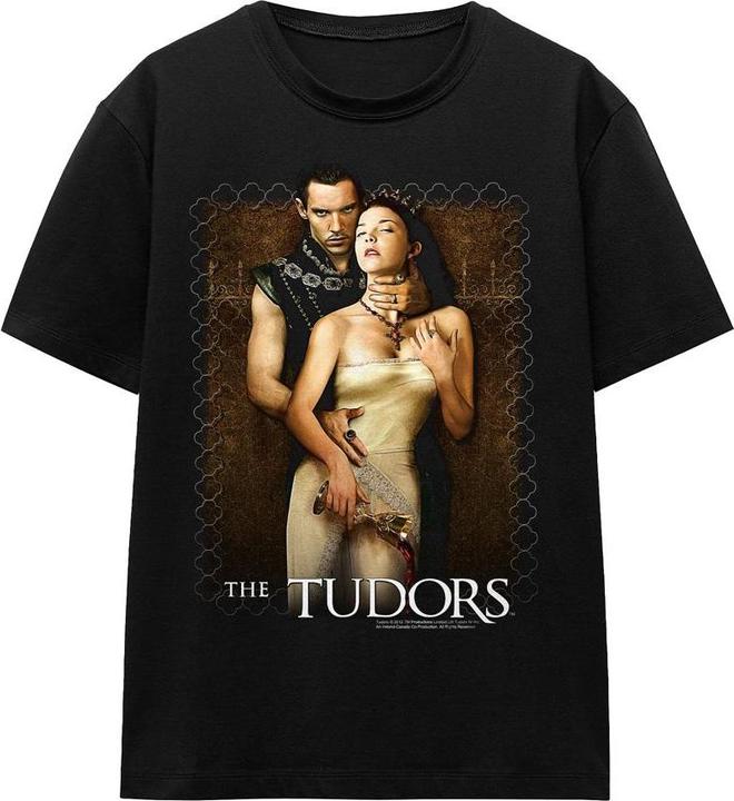 Actual product image The Tudors Unisex Adult Spilt Wine T-Shirt (L)