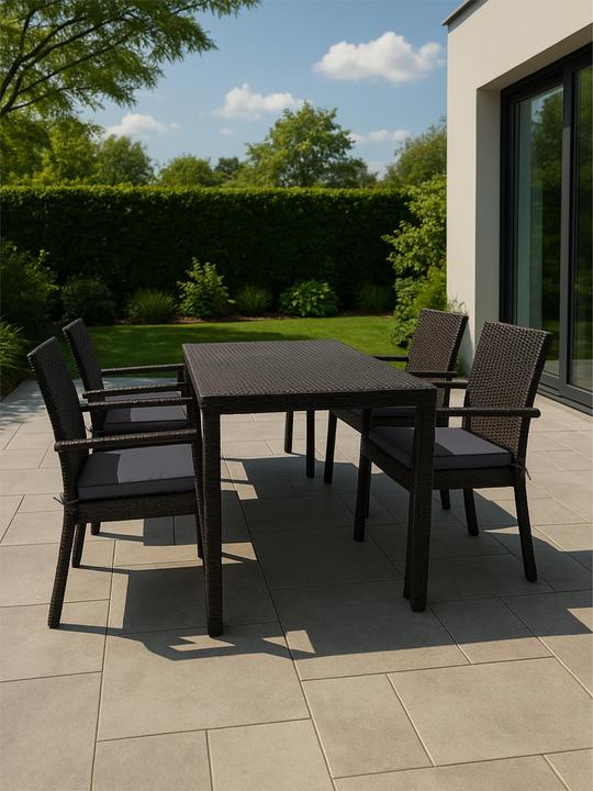 Produktbild Aspero 4 Stuhlkissen 40x40 cm Lucca - 9691 (40 x 40 x 5 cm)