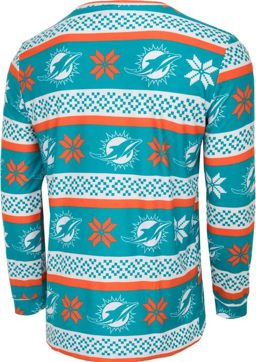Produktbild Foco NFL Winter XMAS Pyjama Schlafanzug Miami Dolphins - L (L)