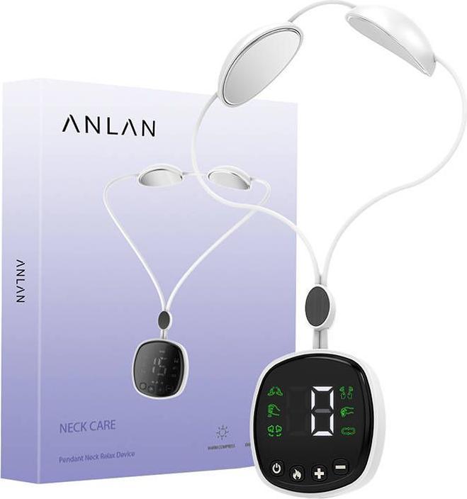 Actual product image Anlan Pendant EMS Relax Warm Compress Neck Massager 09-AAMY02-02A