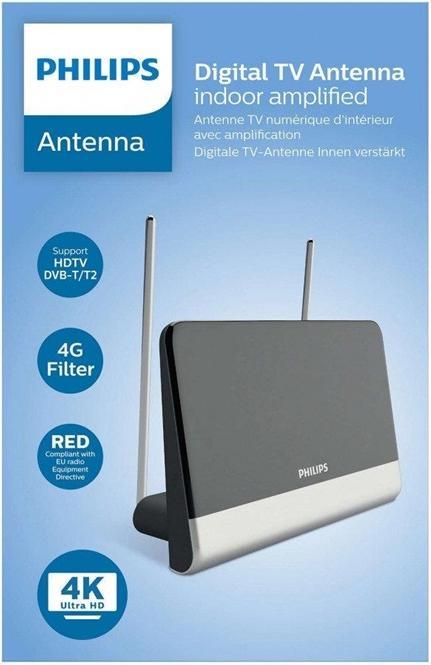 Image du produit Philips SDV6222/12 (Antenne d'intérieur, 48 dB, DVB-T / -T2, WiMAX, LTE)