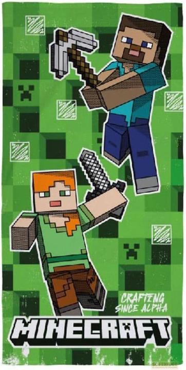 Image du produit Cerdá Minecraft serviette de bain Crafting Since Alpha 70 x 140 cm (70 x 140 cm)