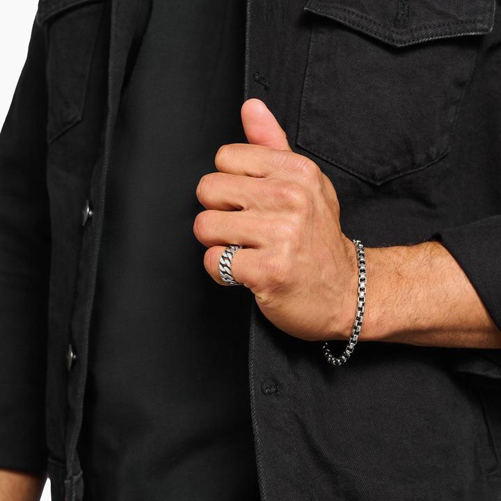 Produktbild Thomas Sabo Ring Kettenglieder breit Silber (52)