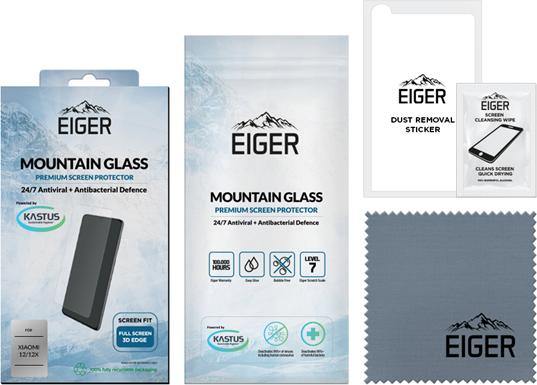 Immagine prodotto Eiger Mountain Glass Clear Edge (1 Pezzo/i, Xiaomi 12, Xiaomi 12X)