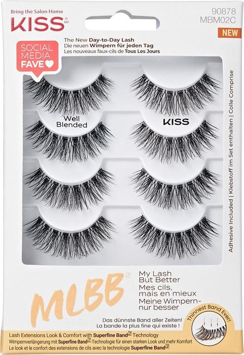 Produktbild KISS Lashes - MLB Bolder Well Blended Multipack (Künstliche Wimpern)