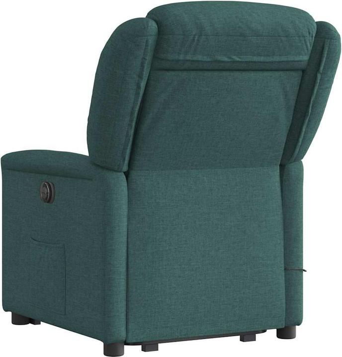Produktbild VidaXL Massagesessel mit Aufstehhilfe Dunkelgrün Stoff