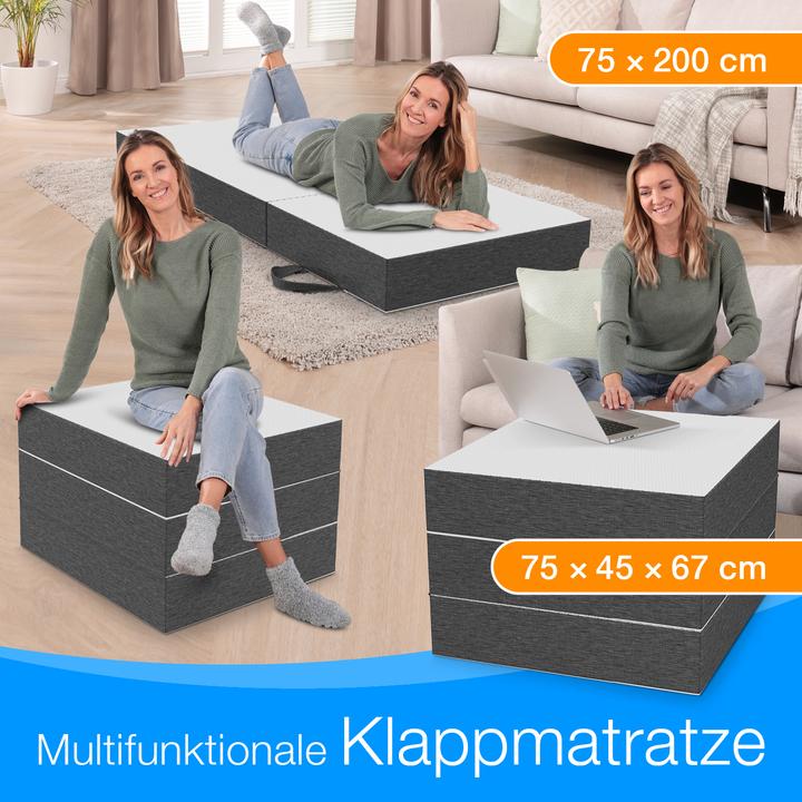 Actual product image Bestschlaf Premium Visco folding mattress (75 x 200 cm, Foam core)