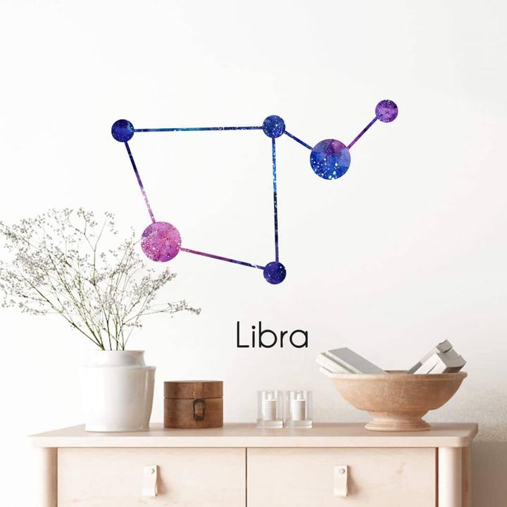 Immagine prodotto Trenddeko Costellazione della Bilancia - Libra (50 x 32 cm)
