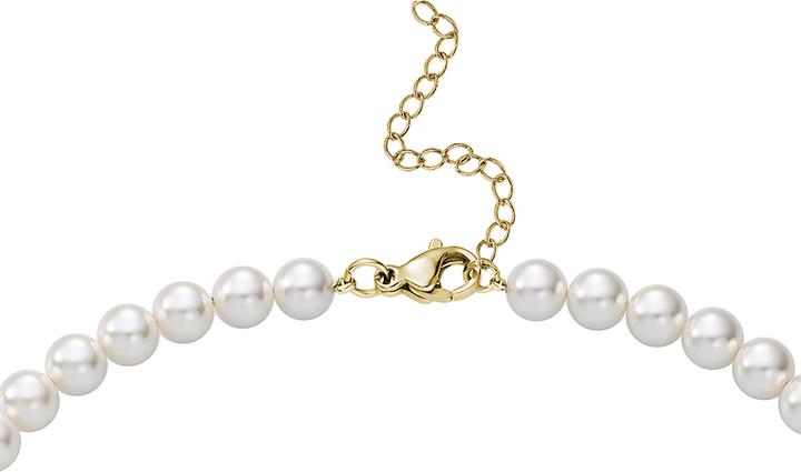 Actual product image Heideman Pearl Necklace No. 8 silver shiny matt (100% stainless steel)
