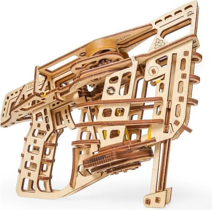 Actual product image Ugears Aircraft starter mechanical model kit