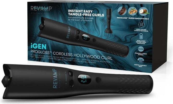 Productafbeelding Homedics Progloss Liberate Snoerloze Hollywood Krul (19 mm)