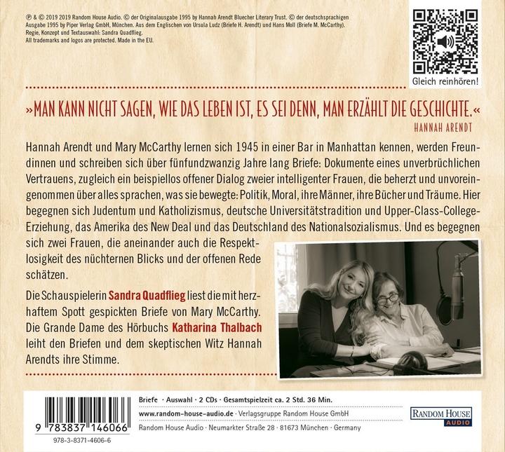 Produktbild Im Vertrauen (Hannah Arendt, Mary McCarthy, Deutsch)