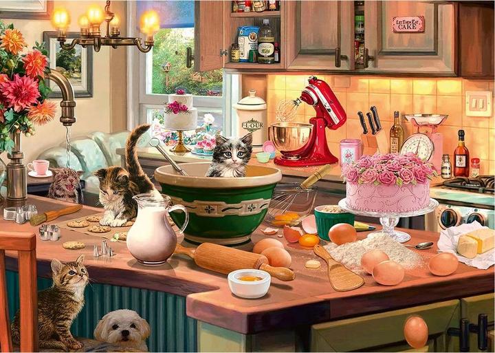 Actual product image Schmidt Spiele Secret Puzzle At the Kitchen Table (1000 pieces)
