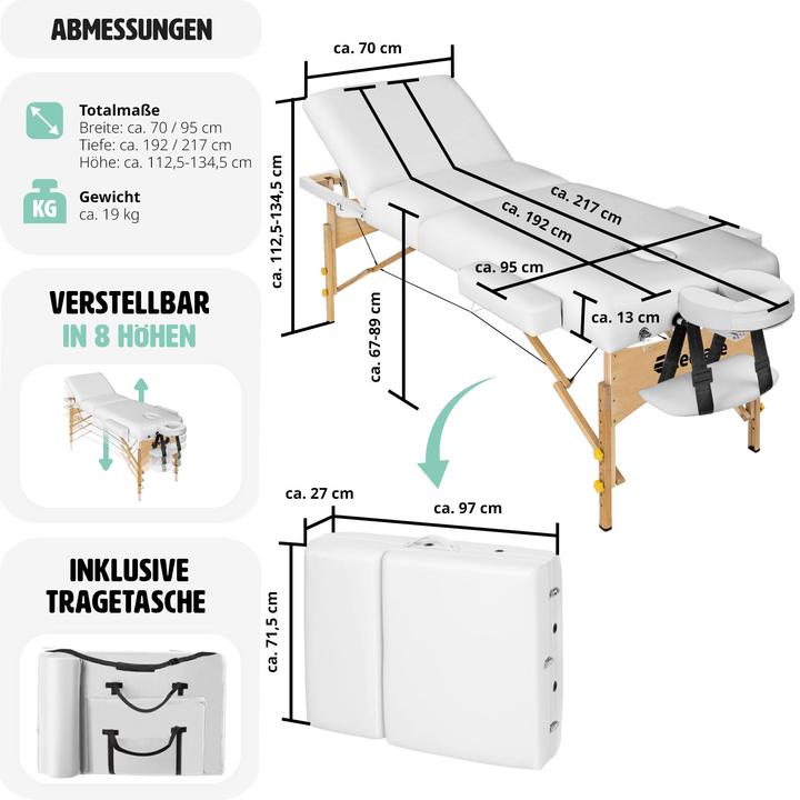 Produktbild tectake Massageliege