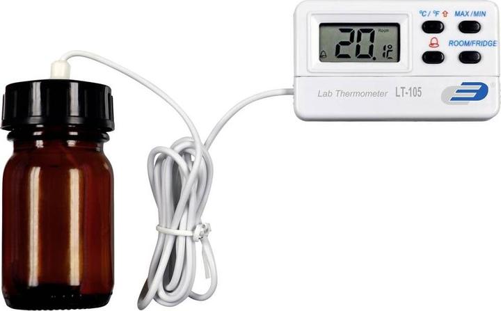 Actual product image TFA 31.1049.02.K Professional digital thermometer LT-105 Laboratory thermometer Calibration certificate (Thermometers)
