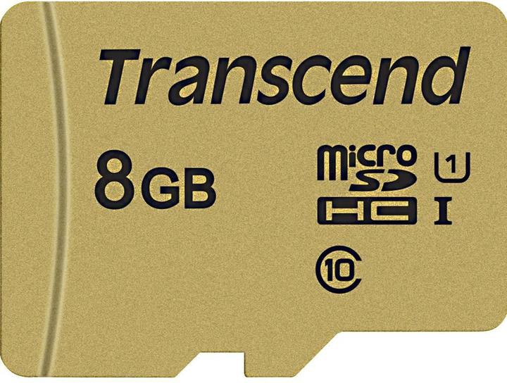 Produktbild Transcend 8GB UHS-I U1 SD CARD (8 GB, microSDXC, U1, UHS-I)