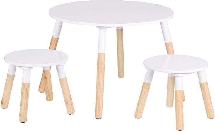 Produktbild Judy Wild Kinderholztisch mit 2 Hocker (Kindertisch)
