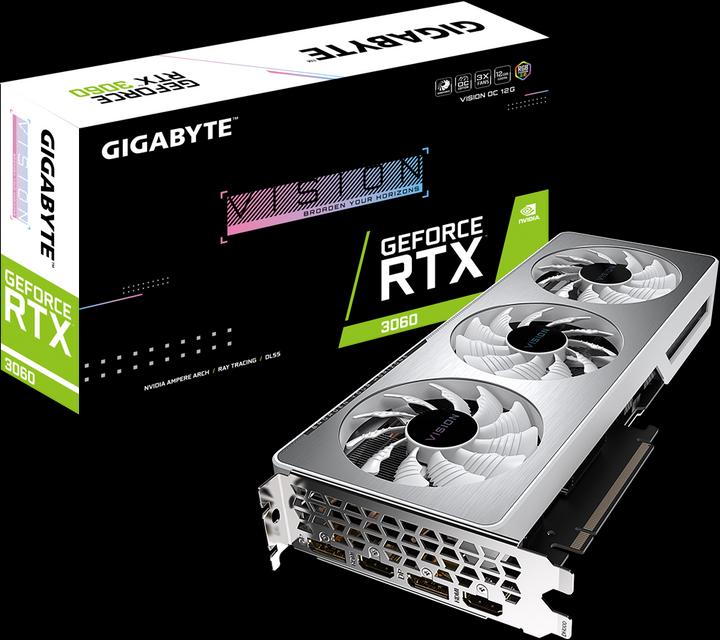 Produktbild Gigabyte GeForce RTX 3060 Vision OC 12G LHR (12 GB)