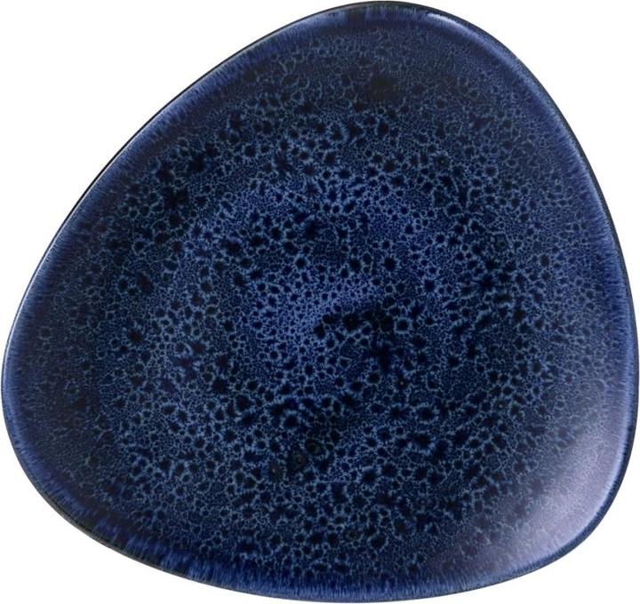 Image du produit Churchill Stonecast Plume Ultramarine Assiette plate triangulaire 22.9cm (1 x, 22.90 cm)