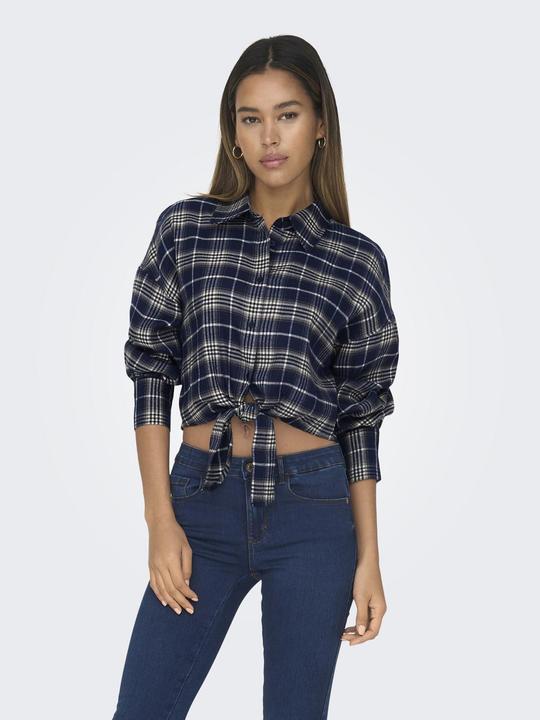 Actual product image Only Check long sleeve shirt (XL)