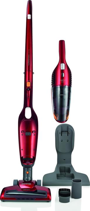 Actual product image Gorenje SVC216FR stick vacuum/electric broom Bagless 0.6 L Red