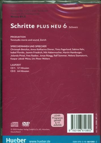 Image du produit Schritte Plus Neu 6 B1.2 : Audio-CDs und DVD zum Kursbuch (Allemand, Collectif, 2020)