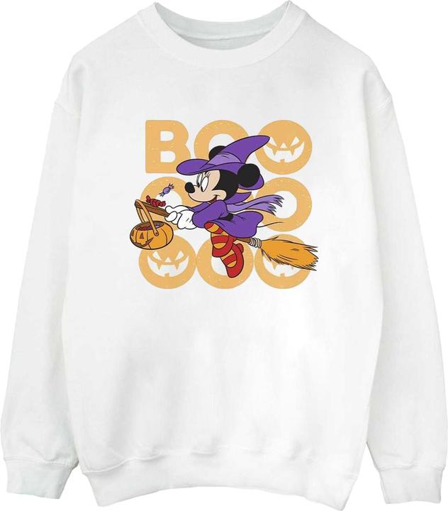 Actual product image Disney Womens/Ladies Boo Minnie Mouse Witch Sweatshirt (L)