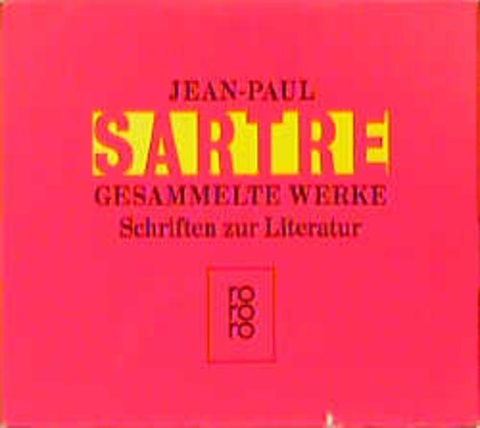 Produktbild Schriften zur Literatur (Deutsch, Jean-Paul Sartre, 1986)