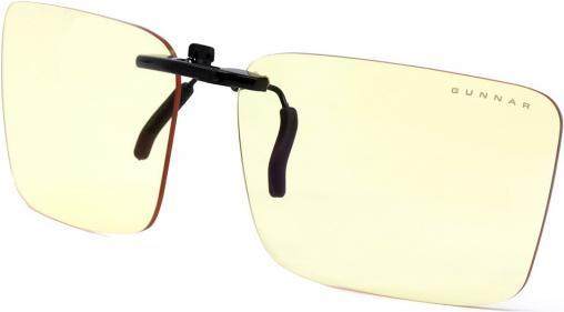 Actual product image Gunnar Gaming Glasses Clip on Onyx Amber