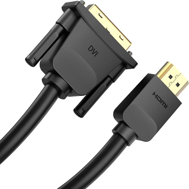 Immagine prodotto Vention Cavo da HDMI a DVI da 3 m ABFBI (nero) (3 m, HDMI)