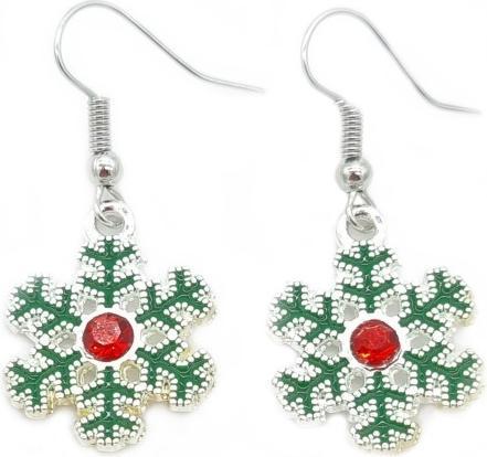 Produktbild Snazzy Santa Ohrringe Schneeflocke Tanne von